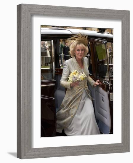 Wedding of HRH Prince Charles and Camilla Parker Bowles-null-Framed Photographic Print