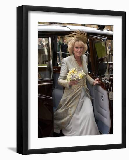 Wedding of HRH Prince Charles and Camilla Parker Bowles-null-Framed Photographic Print