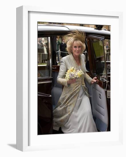 Wedding of HRH Prince Charles and Camilla Parker Bowles-null-Framed Photographic Print