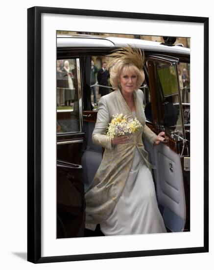 Wedding of HRH Prince Charles and Camilla Parker Bowles-null-Framed Photographic Print