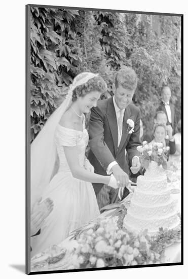 Wedding of Jackie Bouvier and Senator John F. Kennedy at Newport, Rhode Island, 1953-Toni Frissell-Mounted Photographic Print