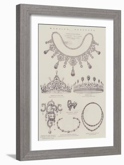 Wedding of Princess Maud of Wales and Prince Charles of Denmark-null-Framed Giclee Print