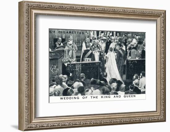 'Wedding of the King and Queen', 1923 (1937)-Unknown-Framed Photographic Print