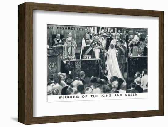 'Wedding of the King and Queen', 1923 (1937)-Unknown-Framed Photographic Print