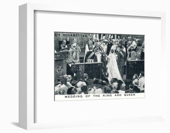 'Wedding of the King and Queen', 1923 (1937)-Unknown-Framed Photographic Print