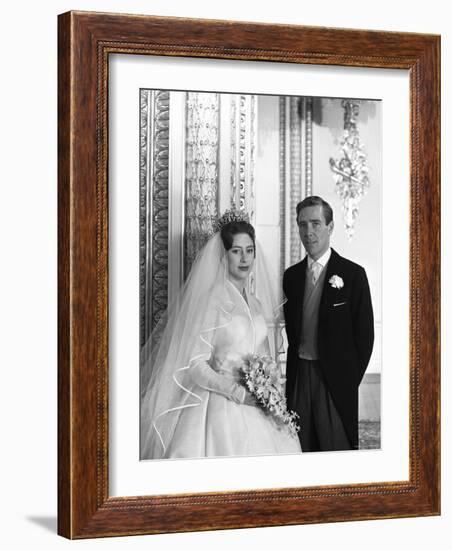 Wedding of the Late Princess Margaret and Photographer Antony Armstrong-Jones, Westminster Abbey-Cecil Beaton-Framed Photographic Print