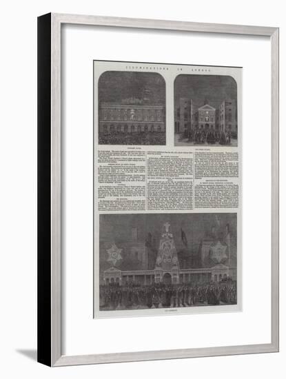 Wedding of the Prince of Wales and Alexandra of Denmark-null-Framed Giclee Print