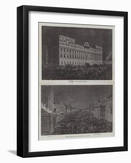 Wedding of the Prince of Wales and Alexandra of Denmark-null-Framed Giclee Print