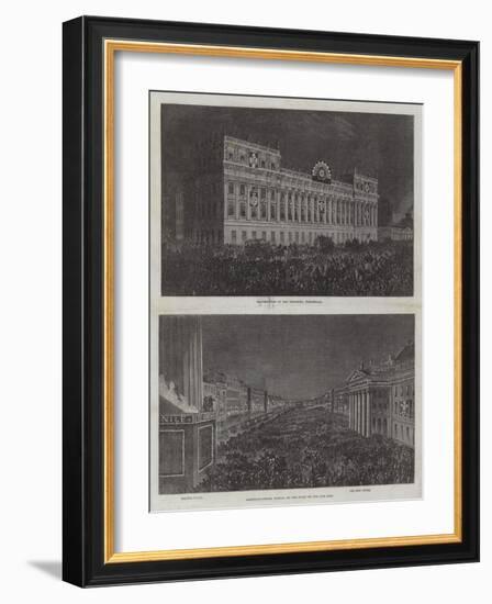 Wedding of the Prince of Wales and Alexandra of Denmark-null-Framed Giclee Print