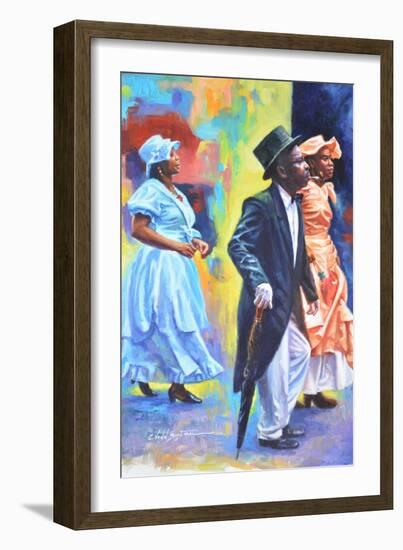 Wedding Party  2017  (oil on board)-Colin Bootman-Framed Giclee Print