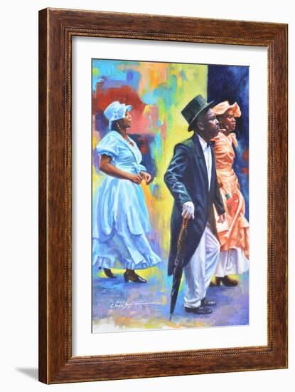 Wedding Party  2017  (oil on board)-Colin Bootman-Framed Giclee Print