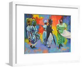 Wedding Procession 2017 (oil on board)-Colin Bootman-Framed Giclee Print
