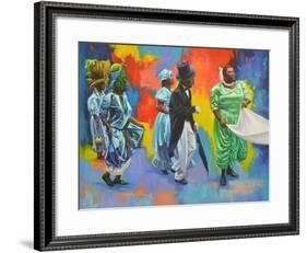 Wedding Procession 2017 (oil on board)-Colin Bootman-Framed Giclee Print