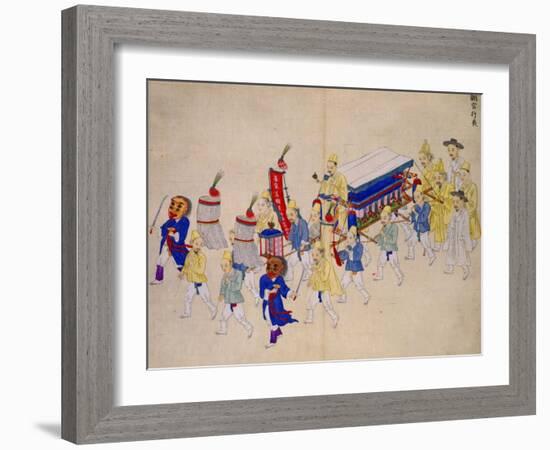 Wedding Procession-Kim Junkeun-Framed Giclee Print