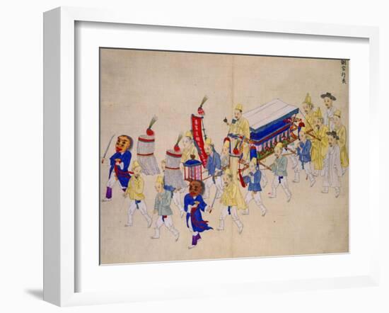 Wedding Procession-Kim Junkeun-Framed Giclee Print