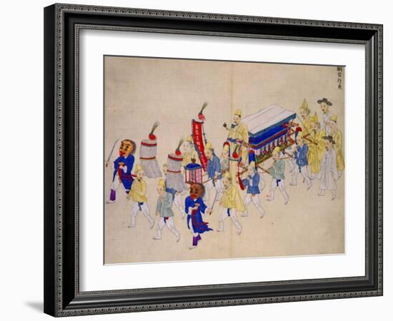 Wedding Procession-Kim Junkeun-Framed Giclee Print