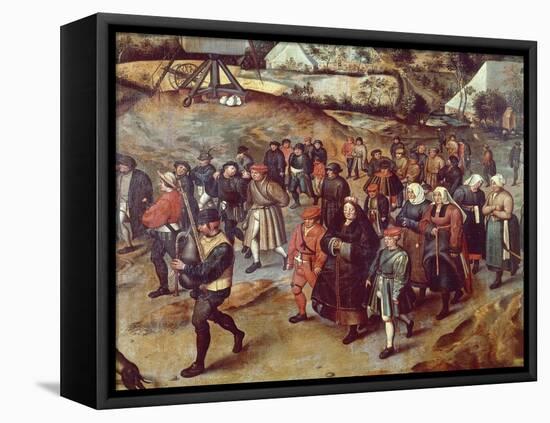 Wedding Procession-Pieter Bruegel the Elder-Framed Premier Image Canvas