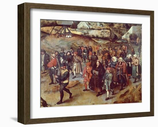 Wedding Procession-Pieter Bruegel the Elder-Framed Giclee Print