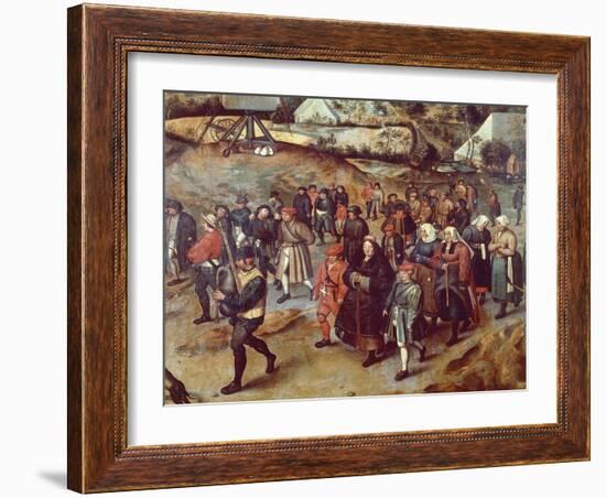 Wedding Procession-Pieter Bruegel the Elder-Framed Giclee Print