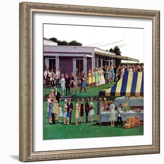 "Wedding Reception," June 9, 1962-Ben Kimberly Prins-Framed Giclee Print