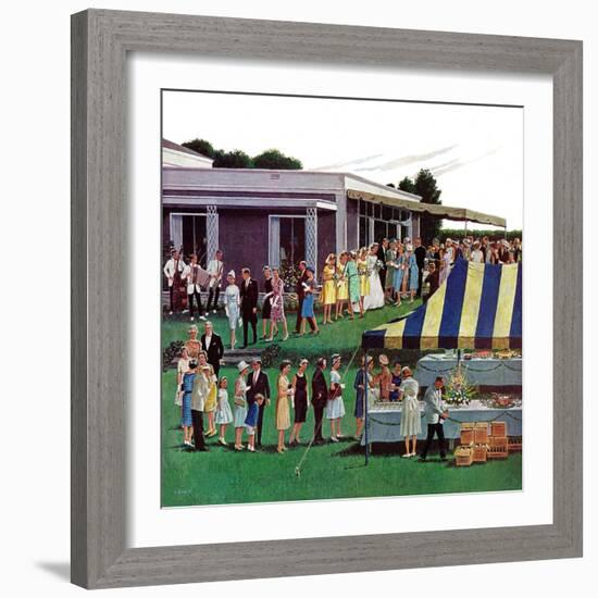 "Wedding Reception," June 9, 1962-Ben Kimberly Prins-Framed Giclee Print