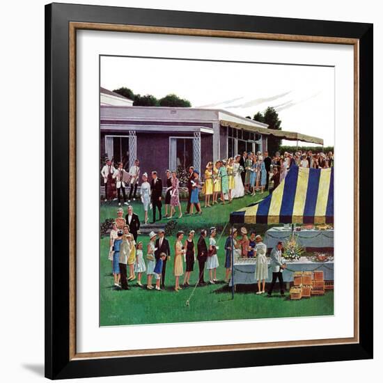 "Wedding Reception," June 9, 1962-Ben Kimberly Prins-Framed Giclee Print