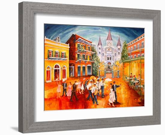 Wedding Second Line-Diane Millsap-Framed Art Print