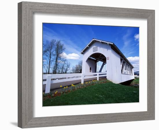 Weddle Covered Bridge-Ike Leahy-Framed Photographic Print