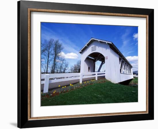 Weddle Covered Bridge-Ike Leahy-Framed Photographic Print