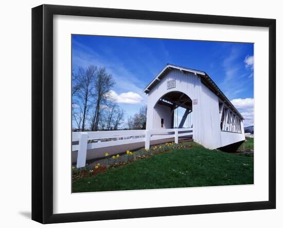 Weddle Covered Bridge-Ike Leahy-Framed Photographic Print