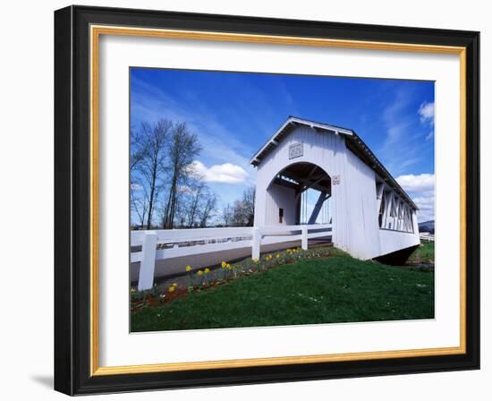 Weddle Covered Bridge-Ike Leahy-Framed Photographic Print