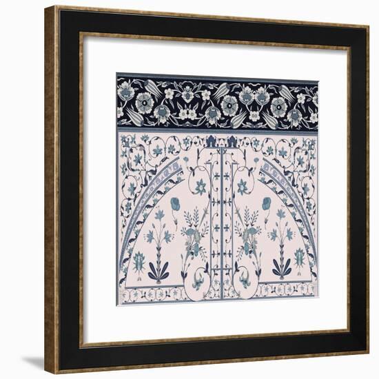 Wedgewood Trellis-Mindy Sommers-Framed Giclee Print