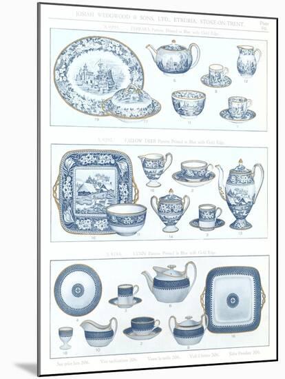 Wedgwood Etruria Ceramics-null-Mounted Art Print