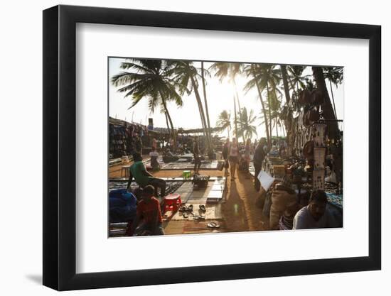 Wednesday Flea Market in Anjuna, Goa, India, Asia-Yadid Levy-Framed Photographic Print