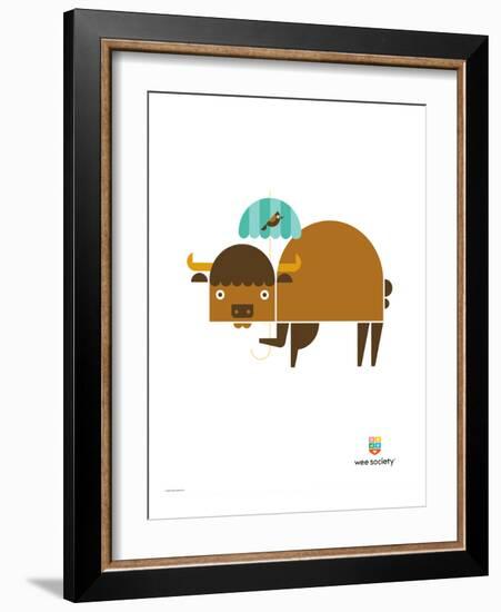 Wee Alphas, Biki the Buffalo-Wee Society-Framed Giclee Print