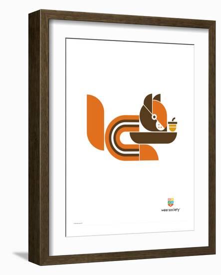 Wee Alphas, Charlie the Chipmunk-Wee Society-Framed Giclee Print