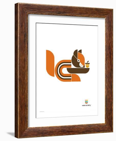 Wee Alphas, Charlie the Chipmunk-Wee Society-Framed Giclee Print