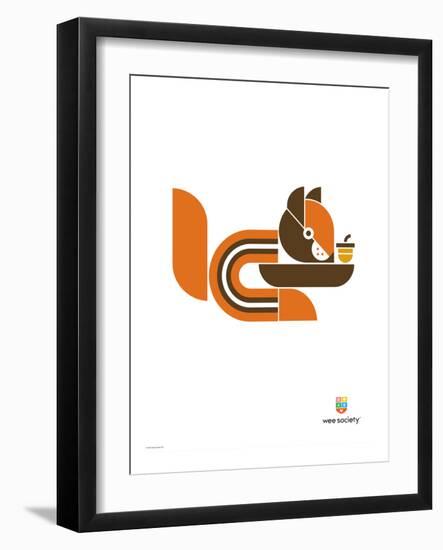 Wee Alphas, Charlie the Chipmunk-Wee Society-Framed Giclee Print