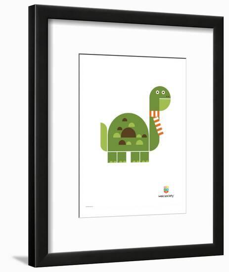Wee Alphas, Don the Dinosaur-Wee Society-Framed Premium Giclee Print