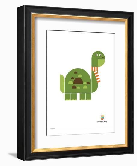 Wee Alphas, Don the Dinosaur-Wee Society-Framed Premium Giclee Print