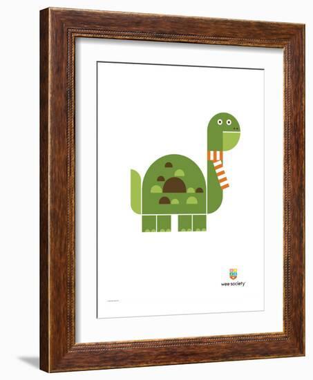 Wee Alphas, Don the Dinosaur-Wee Society-Framed Premium Giclee Print