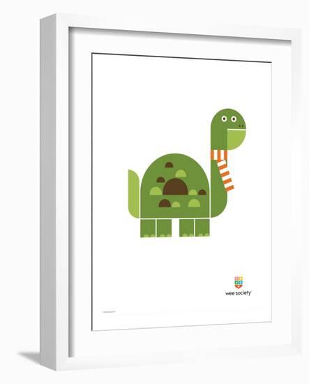 Wee Alphas, Don the Dinosaur-Wee Society-Framed Premium Giclee Print