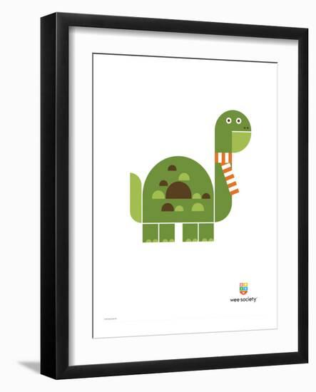 Wee Alphas, Don the Dinosaur-Wee Society-Framed Giclee Print