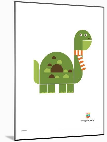 Wee Alphas, Don the Dinosaur-Wee Society-Mounted Giclee Print