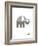Wee Alphas, Eli the Elephant-Wee Society-Framed Giclee Print
