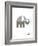 Wee Alphas, Eli the Elephant-Wee Society-Framed Giclee Print