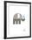 Wee Alphas, Eli the Elephant-Wee Society-Framed Giclee Print