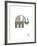 Wee Alphas, Eli the Elephant-Wee Society-Framed Giclee Print