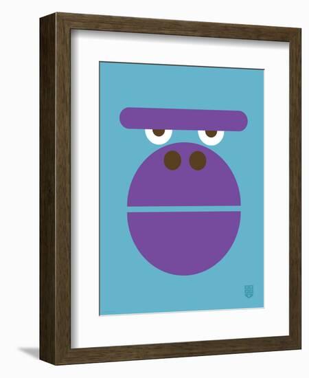 Wee Alphas Faces, Gloria-Wee Society-Framed Art Print