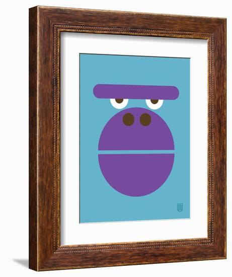 Wee Alphas Faces, Gloria-Wee Society-Framed Art Print